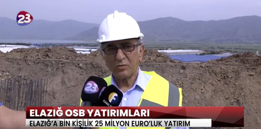 Elazığ OSB'de 25 Milyon Euro'luk Yatırım