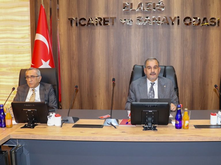 Elazığ Ticaret ve Sanayi Odasında Gerçekleştirilen Ocak Ayı Yüksek İstişare Kurulu Toplantısına Katıldık