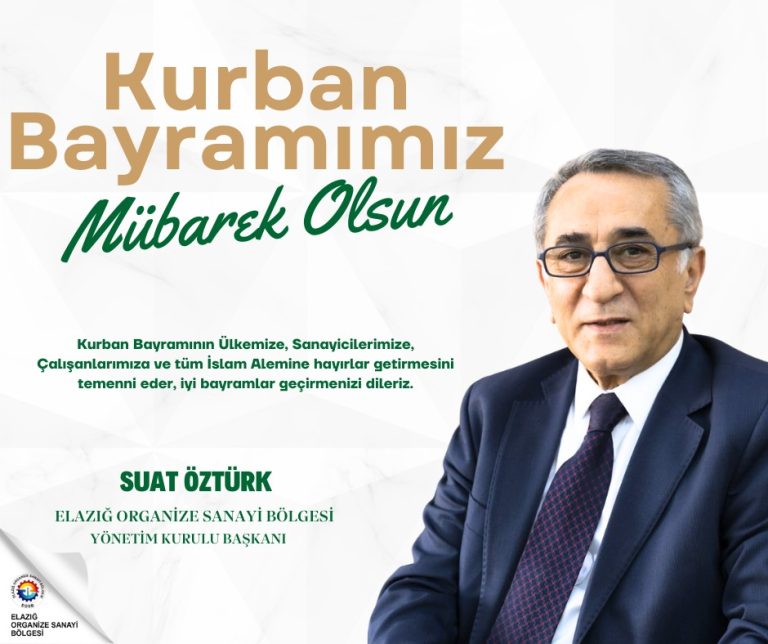 Başkanımız Suat Öztürk’ün Kurban Bayramı Mesajı