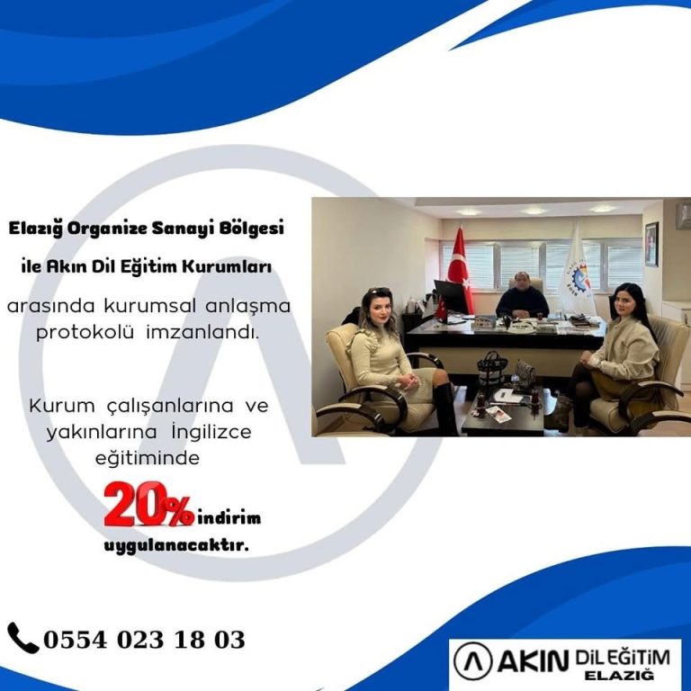 Akın Dil Okulları İle Protokol İmzalandı