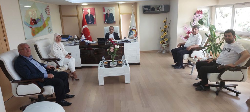Sermin Balık ve Mehmet Toraman, Yönetim Kurulu Başkanımızı Ziyaret Ettiler