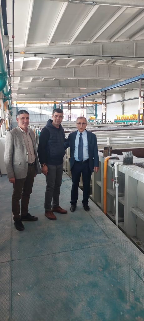 OSB Yönetim Kurulu Başkanımız Suat Öztürk ESAK Alüminyum’da İncelemelerde Bulundu