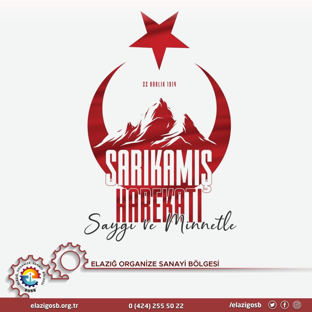 Sarıkamış Şehitlerini Saygı, Rahmet ve Minnetle Anıyoruz.