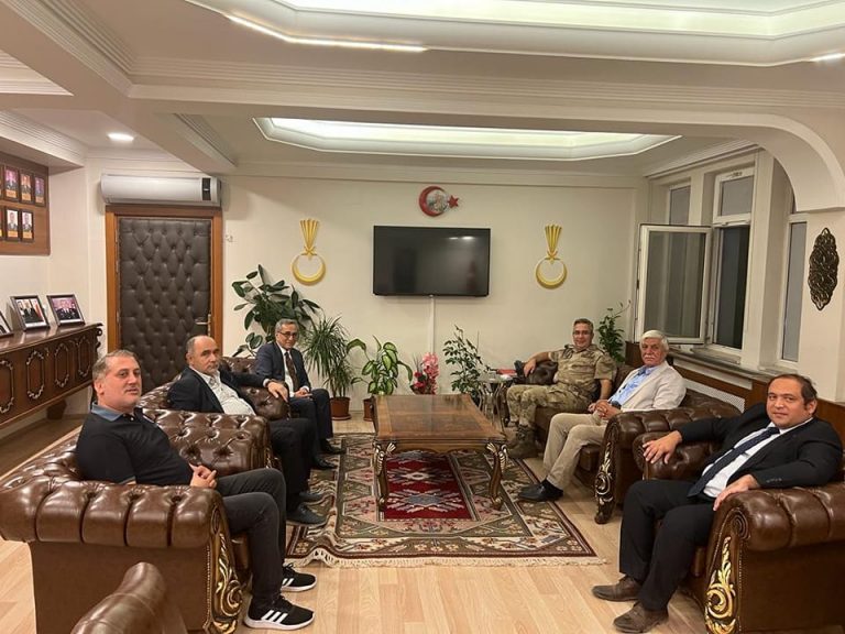 Başkanımız; Jandarma Alay Komutanı Albay Murat Evren’i Ziyaret Etti