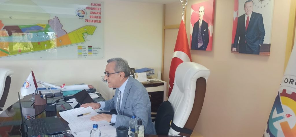 Suat ÖZTÜRK, OSBÜK Başkanı ve Bakan Yardımcıları İle Konferans Gönüşme Yaptı
