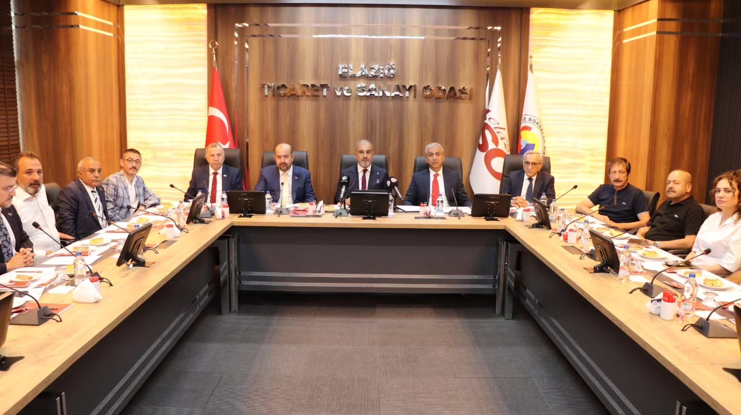Elazığ TSO Ağustos Ayı Meclis Toplansına Katılım Sağladık